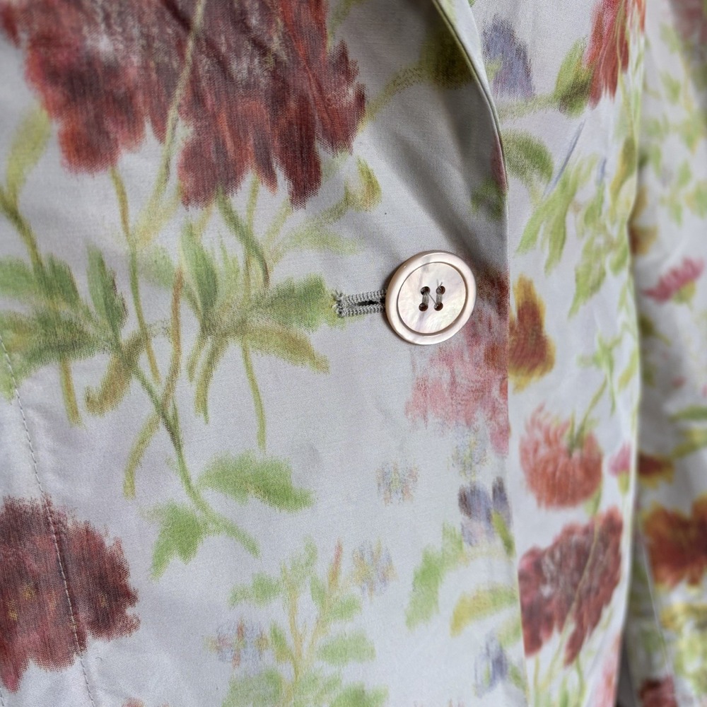 Santoni Marco Zanini Runway Coat Floral A Line IT44 NWT Spring 2018 Rare - Picture 8 of 12